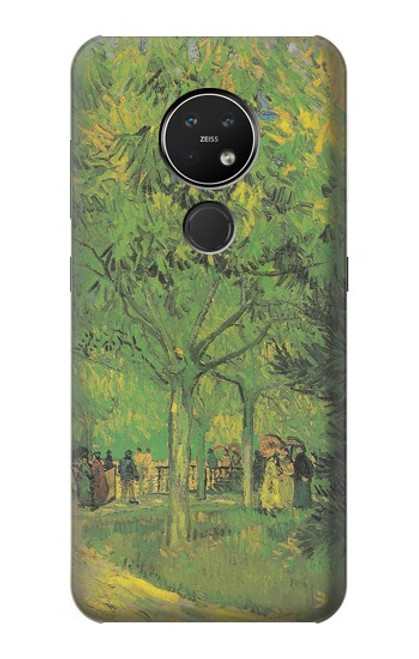 S3748 Van Gogh une ruelle dans un jardin public Etui Coque Housse pour Nokia 7.2