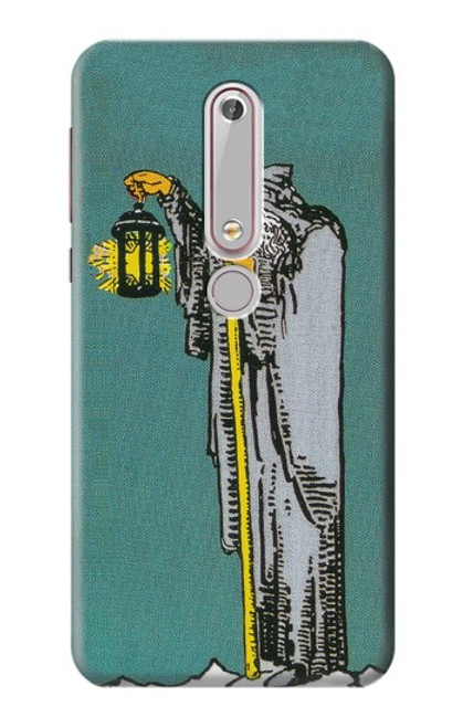 S3741 Carte de tarot l'ermite Etui Coque Housse pour Nokia 6.1, Nokia 6 2018