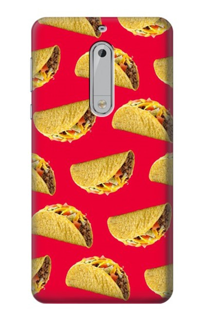 S3755 Tacos mexicains Etui Coque Housse pour Nokia 5