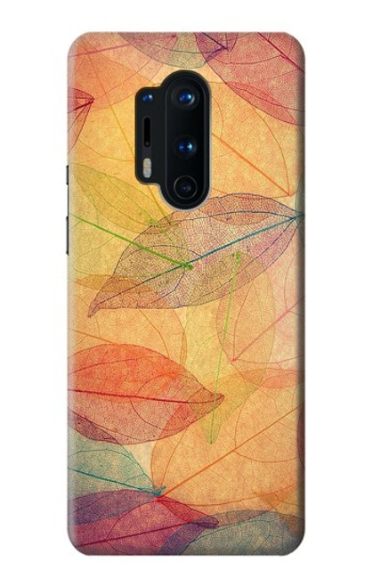 S3686 Automne Feuille Automne Etui Coque Housse pour OnePlus 8 Pro