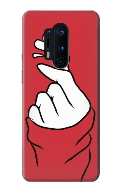S3701 Mini signe d'amour de coeur Etui Coque Housse pour OnePlus 8 Pro