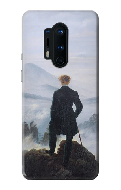 S3789 Wanderer above the Sea of Fog Etui Coque Housse pour OnePlus 8 Pro