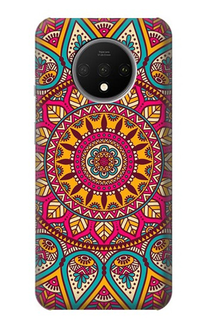 S3694 Modèle d'art hippie Etui Coque Housse pour OnePlus 7T