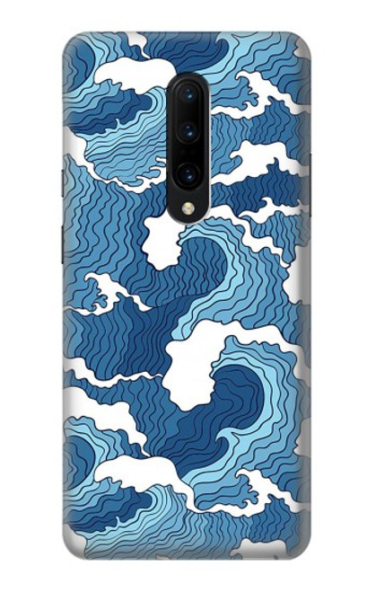 S3751 Modèle de vague Etui Coque Housse pour OnePlus 7 Pro