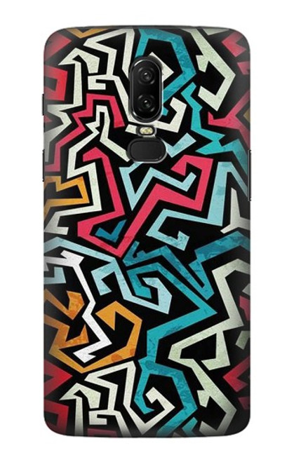 S3712 Motif Pop Art Etui Coque Housse pour OnePlus 6