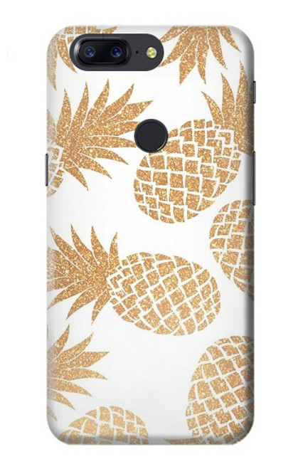 S3718 Ananas sans soudure Etui Coque Housse pour OnePlus 5T