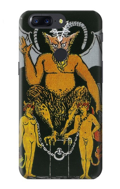 S3740 Carte de tarot le diable Etui Coque Housse pour OnePlus 5T