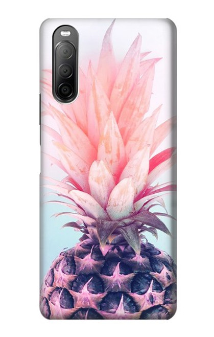 S3711 Ananas rose Etui Coque Housse pour Sony Xperia 10 II