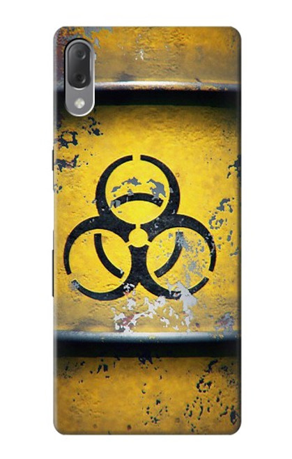 S3669 Graphique du réservoir de danger biologique Etui Coque Housse pour Sony Xperia L3