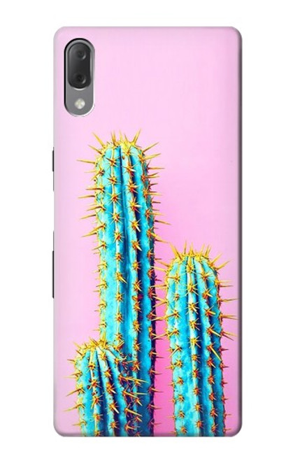 S3673 Cactus Etui Coque Housse pour Sony Xperia L3