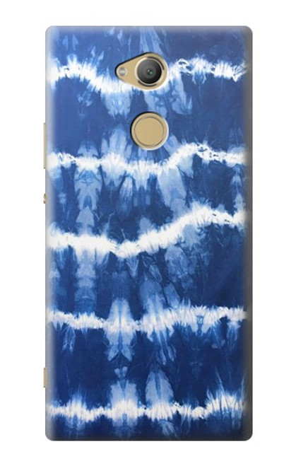 S3671 Tie Dye bleu Etui Coque Housse pour Sony Xperia XA2 Ultra