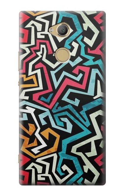 S3712 Motif Pop Art Etui Coque Housse pour Sony Xperia XA2 Ultra