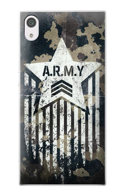 S3666 Camouflage de l'armée Etui Coque Housse pour Sony Xperia XA1