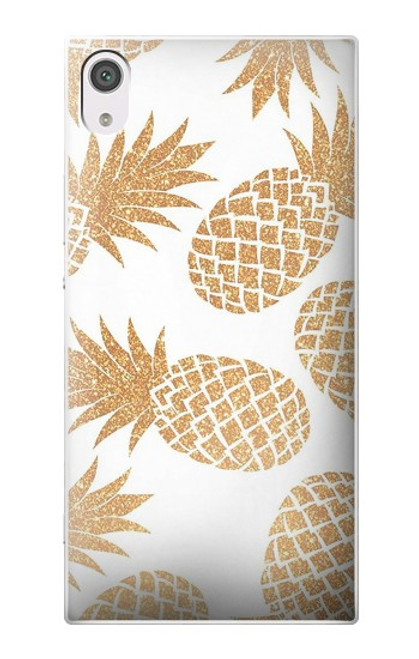 S3718 Ananas sans soudure Etui Coque Housse pour Sony Xperia XA1