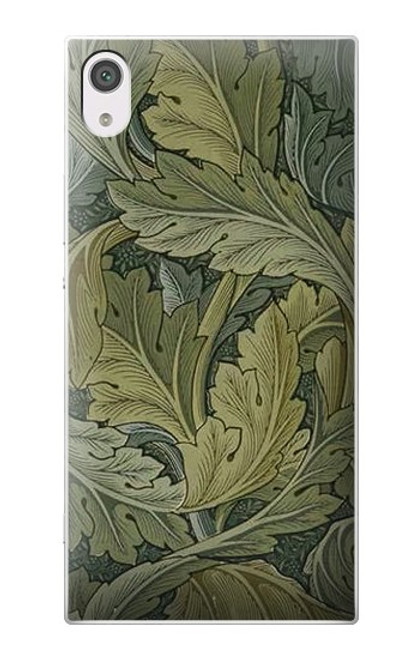 S3790 William Morris Acanthus Leaves Etui Coque Housse pour Sony Xperia XA1