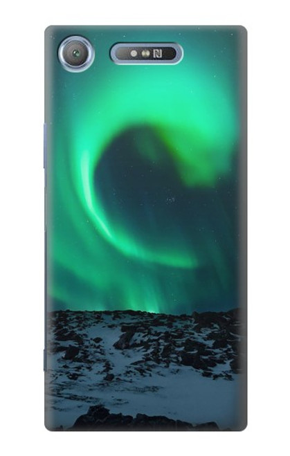 S3667 Aurora Northern Light Etui Coque Housse pour Sony Xperia XZ1