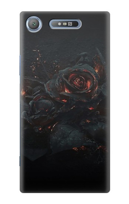 S3672 Rose brûlée Etui Coque Housse pour Sony Xperia XZ1