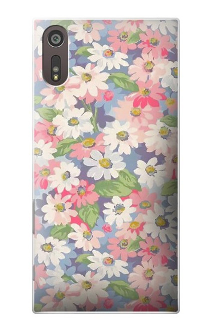 S3688 Motif d'art floral floral Etui Coque Housse pour Sony Xperia XZ