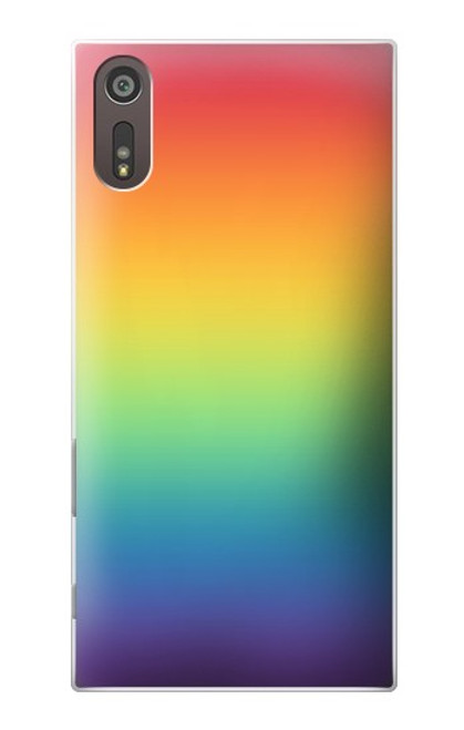 S3698 Drapeau de fierté LGBT Etui Coque Housse pour Sony Xperia XZ