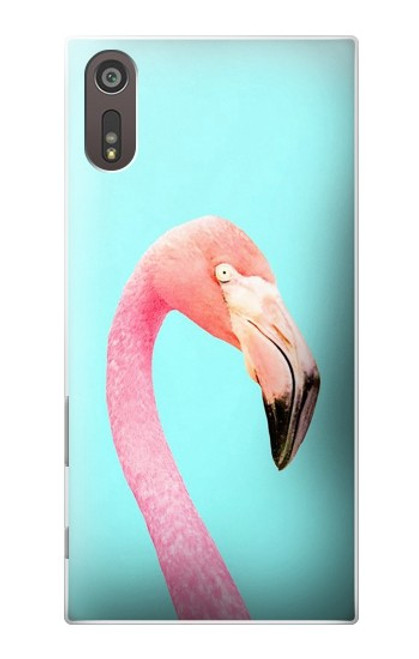 S3708 Flamant rose Etui Coque Housse pour Sony Xperia XZ