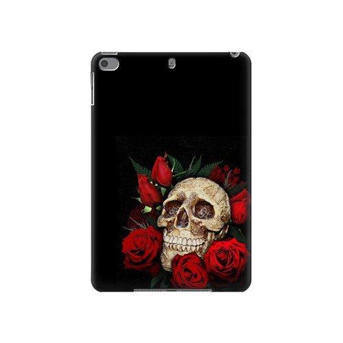 S3753 Roses de crâne gothique sombre Etui Coque Housse pour iPad mini 4, iPad mini 5, iPad mini 5 (2019)