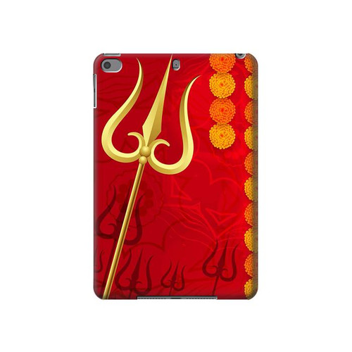 S3788 Shiv Trishul Etui Coque Housse pour iPad mini 4, iPad mini 5, iPad mini 5 (2019)