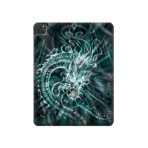 S1006 Numérique dragon chinois Etui Coque Housse pour iPad Pro 11 (2021,2020,2018, 3rd, 2nd, 1st)