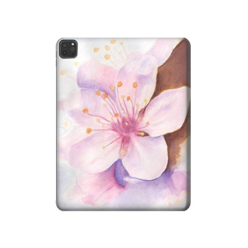 S1415 Fleur de Sakura Art Etui Coque Housse pour iPad Pro 11 (2021,2020,2018, 3rd, 2nd, 1st)