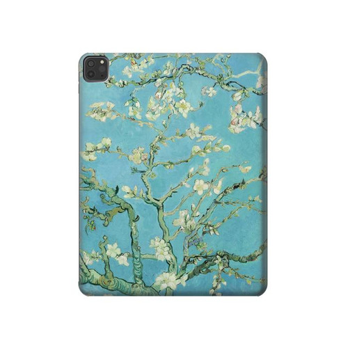 S2692 Vincent Van Gogh Amandier en fleurs Etui Coque Housse pour iPad Pro 11 (2021,2020,2018, 3rd, 2nd, 1st)