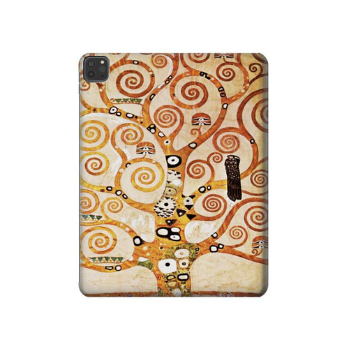 S2723 L'arbre de vie Gustav Klimt Etui Coque Housse pour iPad Pro 11 (2021,2020,2018, 3rd, 2nd, 1st)