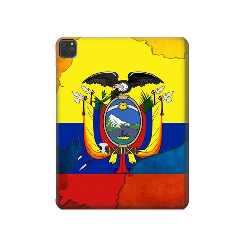 S3020 Equateur Drapeau Etui Coque Housse pour iPad Pro 11 (2021,2020,2018, 3rd, 2nd, 1st)