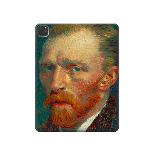 S3335 Vincent Van Gogh Autoportrait Etui Coque Housse pour iPad Pro 11 (2021,2020,2018, 3rd, 2nd, 1st)