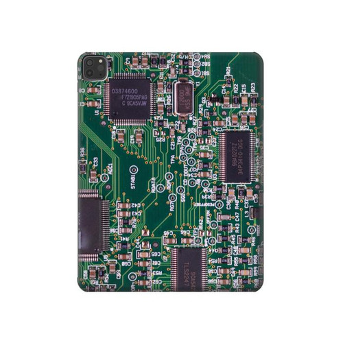 S3519 Electronique Circuit Board graphique Etui Coque Housse pour iPad Pro 11 (2021,2020,2018, 3rd, 2nd, 1st)