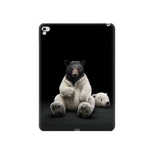 S0878 Ours noir Etui Coque Housse pour iPad Pro 12.9 (2015,2017)
