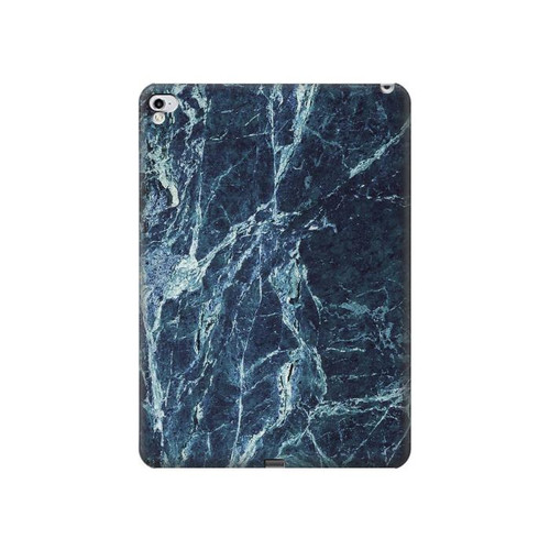 S2799 Lumière Bleu Marbre Pierre Imprimé Graphique Etui Coque Housse pour iPad Pro 12.9 (2015,2017)