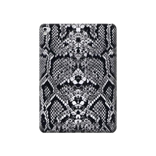 S2855 Blanc Rattle Serpent Imprimé graphique Peau Etui Coque Housse pour iPad Pro 12.9 (2015,2017)