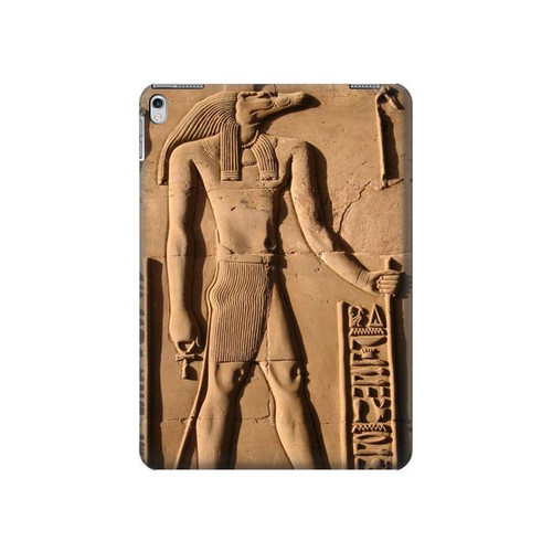 S0391 Sobek égyptien Etui Coque Housse pour iPad 9.7 (2017,2018), iPad 6, iPad 5