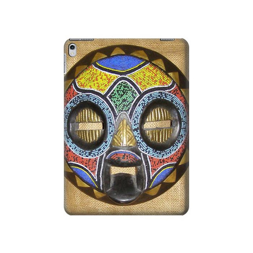 S0965 Masque africain Baluba Etui Coque Housse pour iPad 9.7 (2017,2018), iPad 6, iPad 5