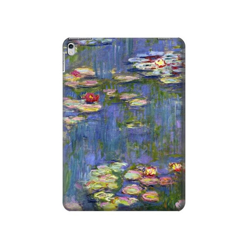 S0997 Claude Monet Nymphéas Etui Coque Housse pour iPad 9.7 (2017,2018), iPad 6, iPad 5