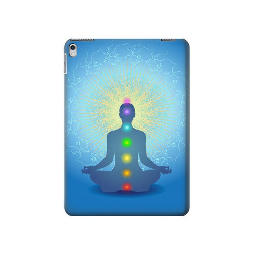 S2295 Bhuddha Aura Chakra Équilibrage guérison Etui Coque Housse pour iPad 9.7 (2017,2018), iPad 6, iPad 5