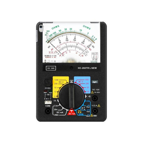 S2660 Multimètre analogique imprimé graphique Etui Coque Housse pour iPad 9.7 (2017,2018), iPad 6, iPad 5
