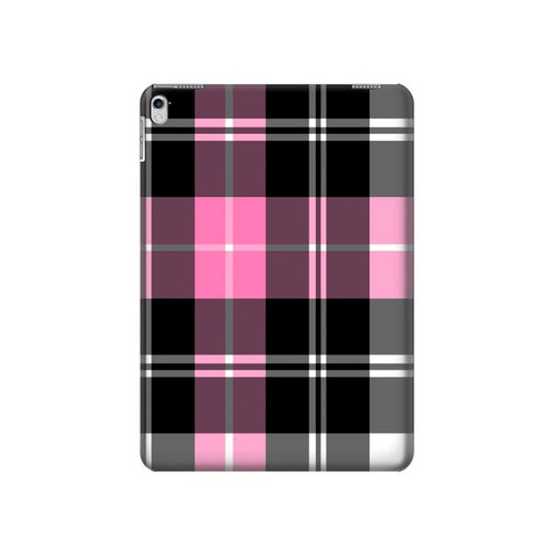 S3091 Motif rose à carreaux Etui Coque Housse pour iPad 9.7 (2017,2018), iPad 6, iPad 5
