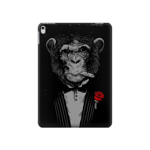 S3167 Singe drôle Dieu le Père Etui Coque Housse pour iPad 9.7 (2017,2018), iPad 6, iPad 5