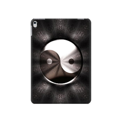 S3241 Yin Yang Symbole Etui Coque Housse pour iPad 9.7 (2017,2018), iPad 6, iPad 5