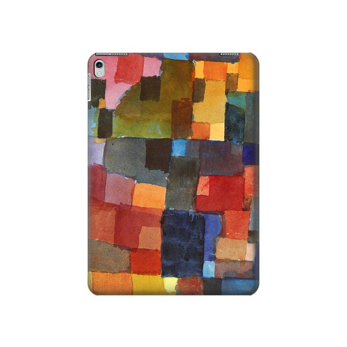 S3341 Paul Klee Raumarchitekturen Etui Coque Housse pour iPad 9.7 (2017,2018), iPad 6, iPad 5