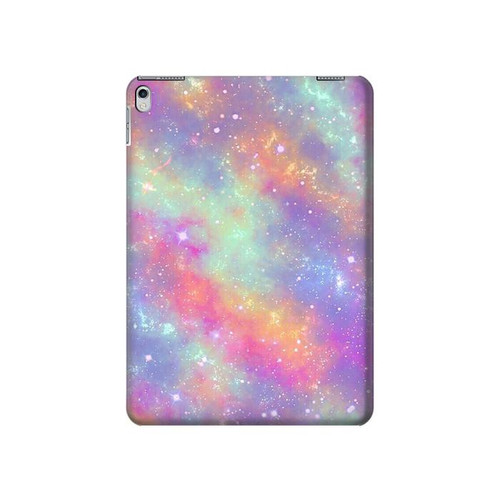 S3706 Arc-en-ciel pastel Galaxy Pink Sky Etui Coque Housse pour iPad Air 2, iPad 9.7 (2017,2018), iPad 6, iPad 5