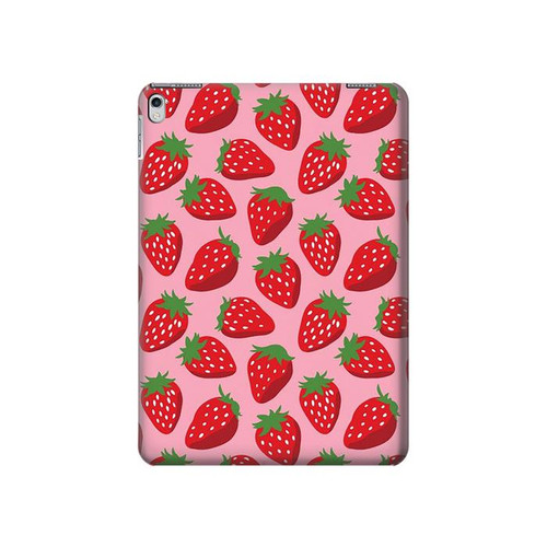 S3719 Modèle de fraise Etui Coque Housse pour iPad 9.7 (2017,2018), iPad 6, iPad 5