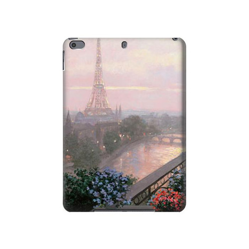 S1443 Terrasse à Paris Eifel Etui Coque Housse pour iPad Pro 10.5, iPad Air (2019, 3rd)