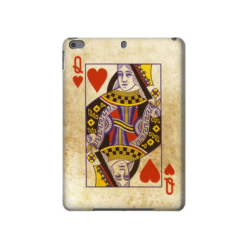 S2833 Poker Carte Coeurs Reine Etui Coque Housse pour iPad Pro 10.5, iPad Air (2019, 3rd)