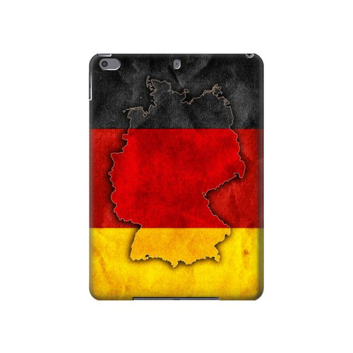 S2935 Allemagne Drapeau Carte Etui Coque Housse pour iPad Pro 10.5, iPad Air (2019, 3rd)